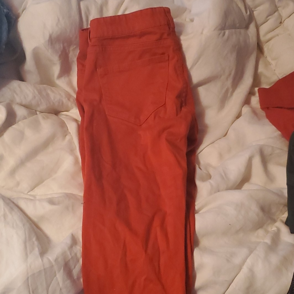 Red pants